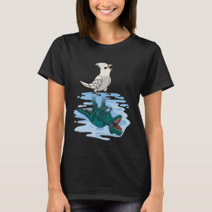 Camiseta Reflexão entre papagaio e rex I Goffins Cockatoo