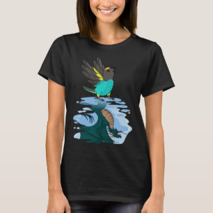 Camiseta Reflexão entre papagaios e dragões I Meyers Parrot