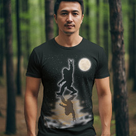 Camiseta Reflexão legal sobre Asquatch mostrando amor aos s