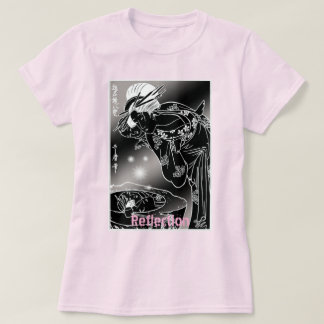 Camiseta Reflexo – Serigrafia Preto e Branco Japonesa