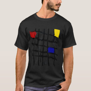 Camiseta Reflexões do Designer Mondrian