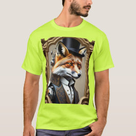 Camiseta 🦊 Reflexões do Tempo | Fox Royalty Encontra Futur
