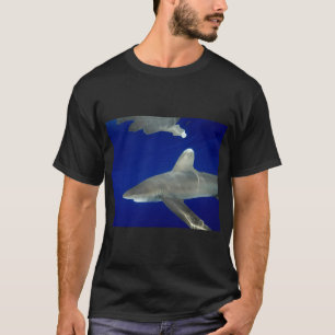Camiseta Reflexões do Tubarão Cabeça-Branca Oceânico