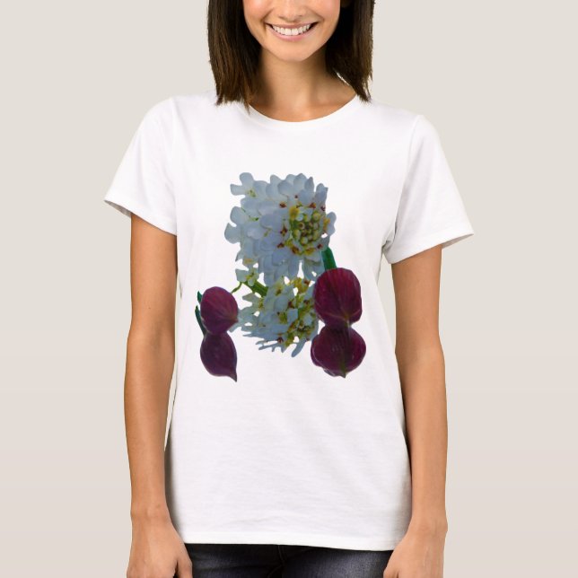 Camiseta Reflexões Florais (Frente)