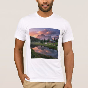 Camiseta Reflexos do Nascer do Sol Alpino
