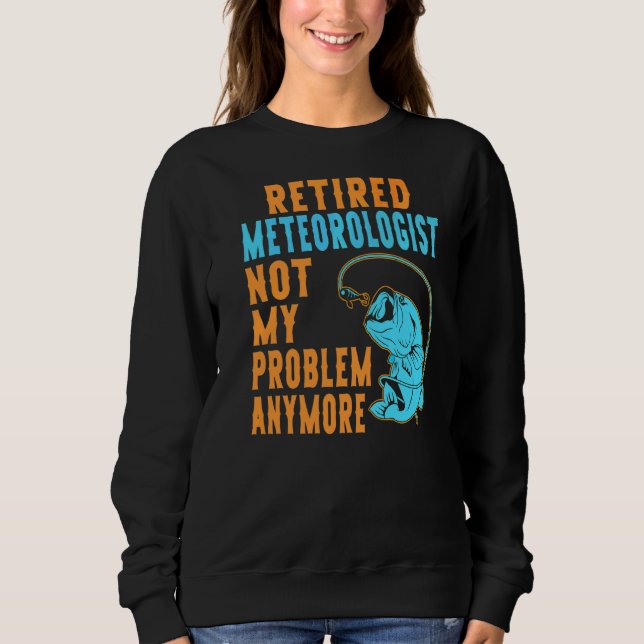 Camiseta Reforma da Pesca Meteorologista Aposentada (Frente)