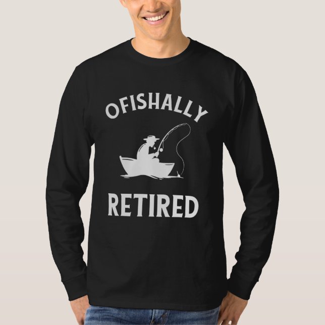 Camiseta Reforma da Pesca Ofisicamente Aposentada (Frente)