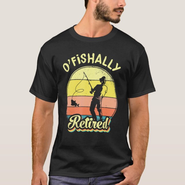 Camiseta Reforma da Pesca Ofisicamente Aposentada (Frente)