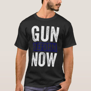 Camiseta Reforma das Armas Agora Sem Sensibilização Das Arm