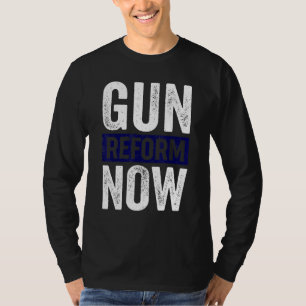 Camiseta Reforma das Armas Agora Sem Sensibilização Das Arm