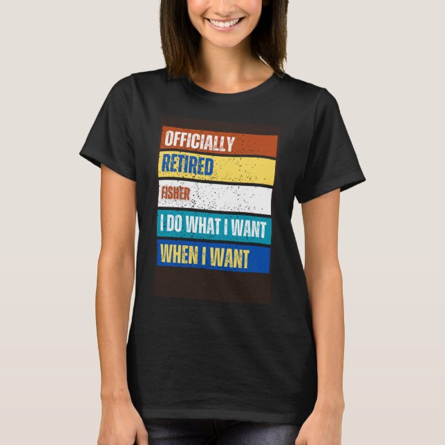 Camiseta Reforma de Fisher Aposentada (Frente)