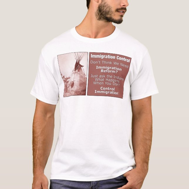 Camiseta Reforma de imigração V2 (Frente)