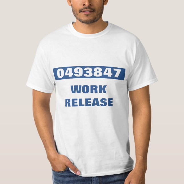 Camiseta Reforma de Liberação de Trabalho Engraçada (Frente)