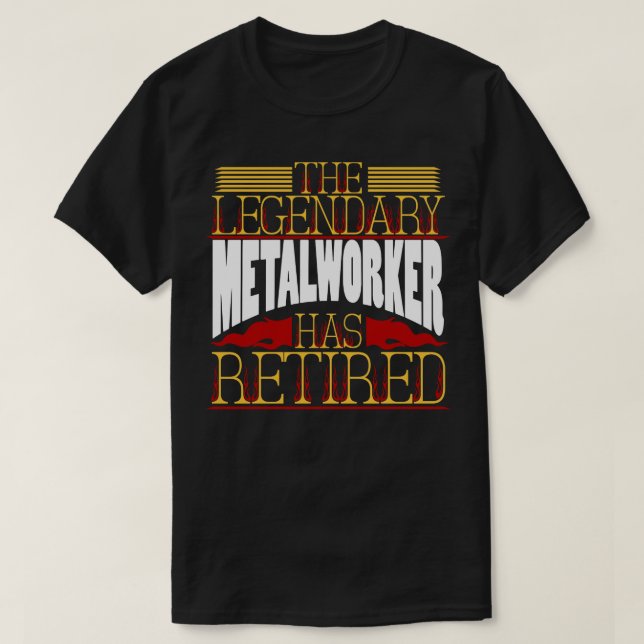 Camiseta Reforma de Pensão do Metalworker (Frente do Design)