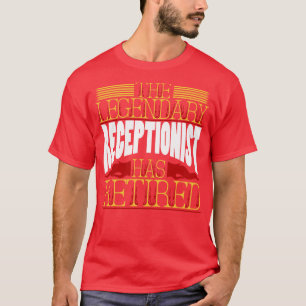 Camiseta Reforma de Pensões Recepcionista