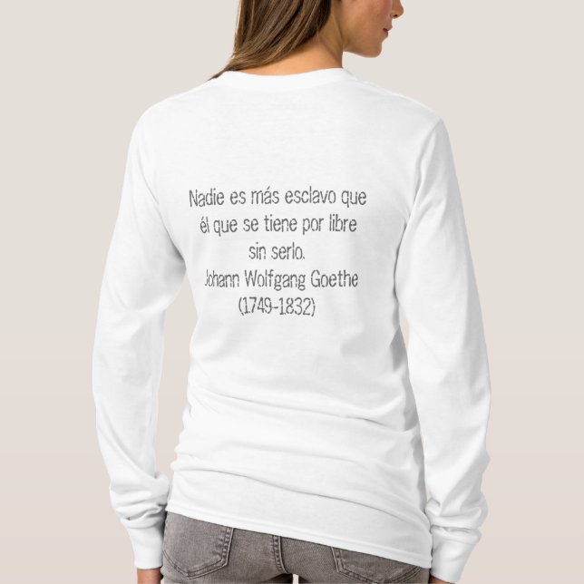Camiseta ¡ Reforma dos cuidados médicos! (Verso)