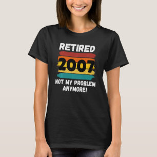 Camiseta Reforma Engraçada Aposentada 2007 Não Minha Vint P