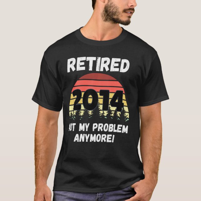 Camiseta Reforma Engraçada Aposentada 2014 Não é problema m (Frente)