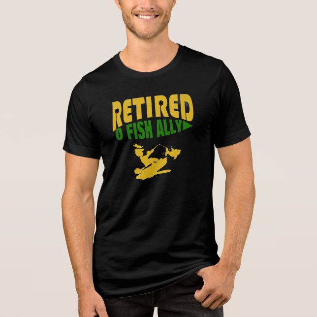 Camiseta reforma engraçada de um pescador (Frente)