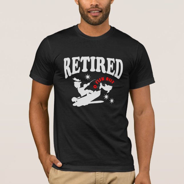 Camiseta reforma engraçada de um pescador (Frente)