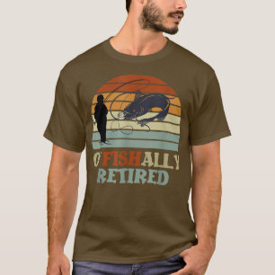 Camiseta Reforma Engraçada Pesca De Designs Aposentados