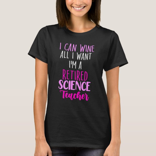 Camiseta Reforma Escolar de Professores de Ciências Aposent (Frente)