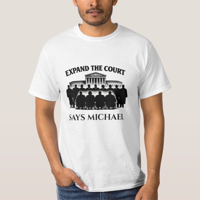 Camiseta Reforma Judicial Expande o Tribunal (Frente)