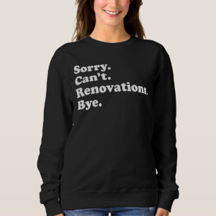 Camiseta Reformas Caseiras Engraçadas para Homens ou Mulher