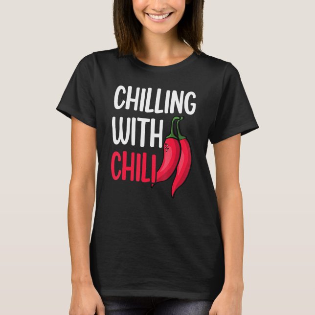 Camiseta Refrigeração Com Cotações de Sabor Quente (Frente)