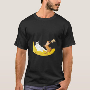 Camiseta Refrigeração de gato com chapéu de exploração de b