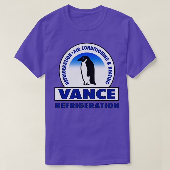 Camiseta Refrigeração de Vance (Frente do Design)