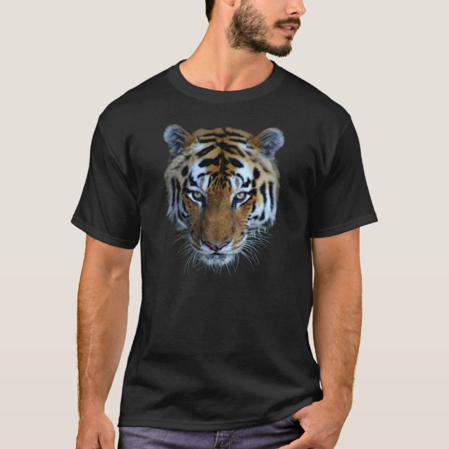 Camiseta Refrigerar da cabeça do tigre (Frente)