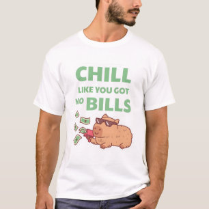 Camiseta Refrigerindo Capybara Chill Como Se Você Não Tives