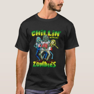 Camiseta Refrigerindo Com Meus Zombies Crianças No Dia das 