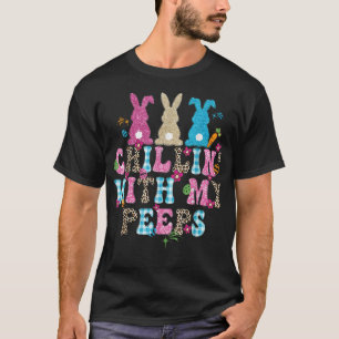 Camiseta Refrigerindo com minha Xadrez-leopardo Coelho Peep