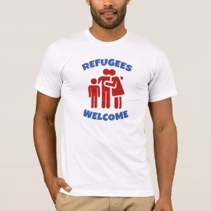 Camiseta Refugiados bem-vindos