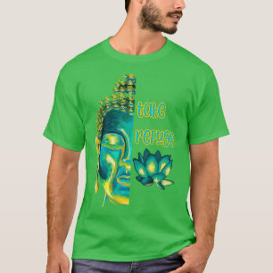 Camiseta Refúgio Budista Dizendo Buda Sangha Dharma