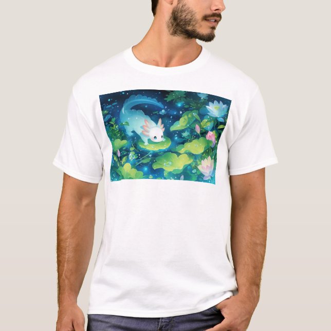 Camiseta Refúgio da Lagoa do Axolote (Frente)