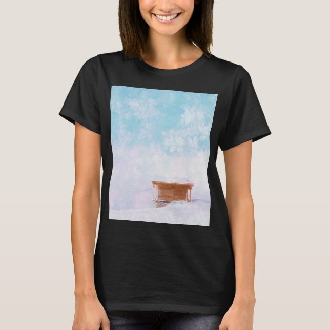 Camiseta Refúgio da Montanha Nevada (Frente)