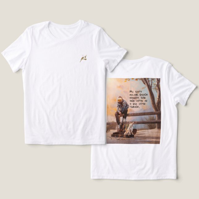 Camiseta Refúgio (Modelo II) (Design Frente e Verso)