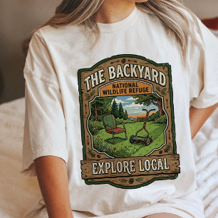 Camiseta Refúgio Nacional da Vida Selvagem do Quintal Explo