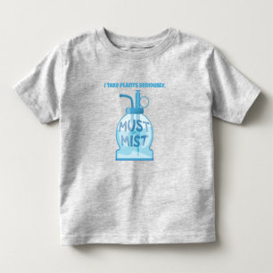 Camiseta Regador de plantas nebulizando vasos de plantas