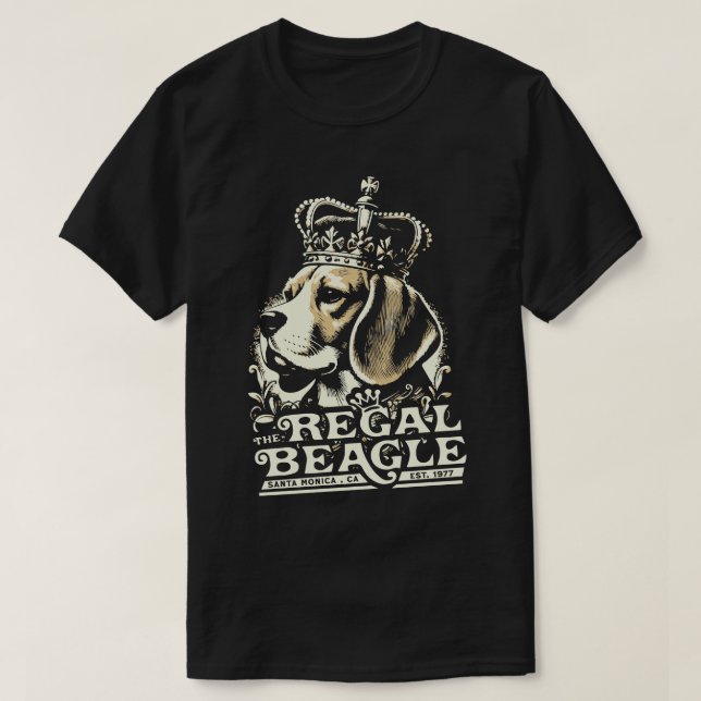 Camiseta Regal Beagle Lounge 1977 (Frente do Design)