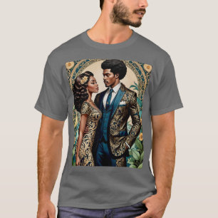 Camiseta Regal Black Love Art Nouveau Tee