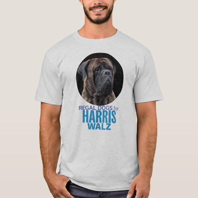 Camiseta Regal Dogs para Harris Walz (Frente)