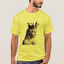 Camiseta Regal Majestade: Crowned Royalty Bust