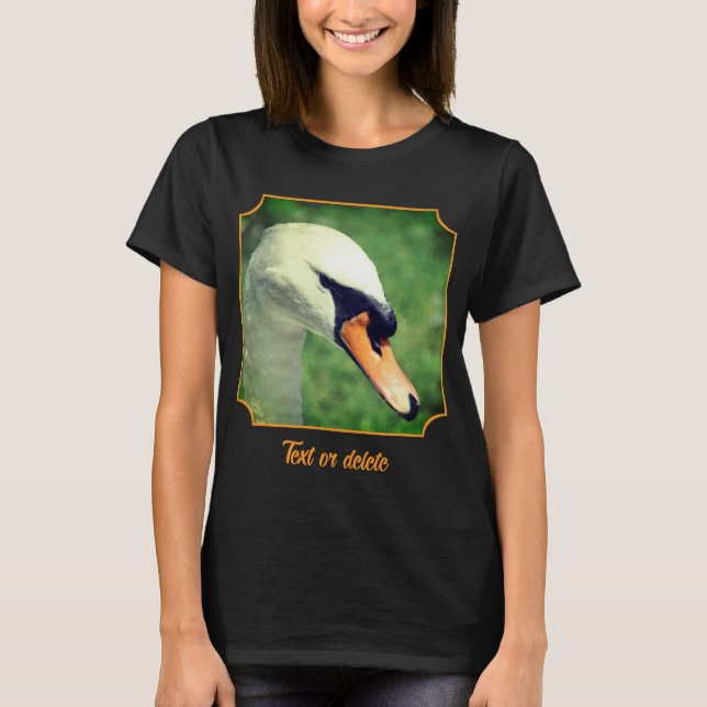 Camiseta Regal White Swan Nature Personalized (Frente)