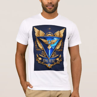 Camiseta "Regal Wings Diamond: Um Caso Dourado e aplauditiv