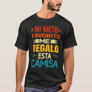 Camiseta Regalo Para Abuelo De Nieto Español Día Del Padre