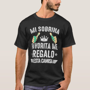 Camiseta Regalo Para Tio De Sobrinos Espa ol D a Del Padre